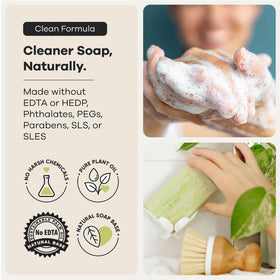 Shea butter richness in Australian Botanical Soap enhances conditioning during wash.
