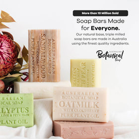 Australian Botanical Soap ideal for daily shower or bath routines