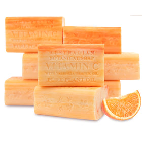 Australian Botanical Soap Valencia Orange bar lather for daily cleansing
