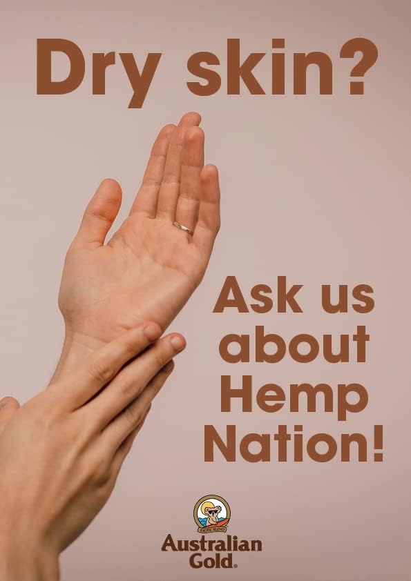Australian Gold Hemp Nation ingredients: Kiwi, Prickly Pear, Coconut, Jasmine, Spun Sugar, Amber, Musk.