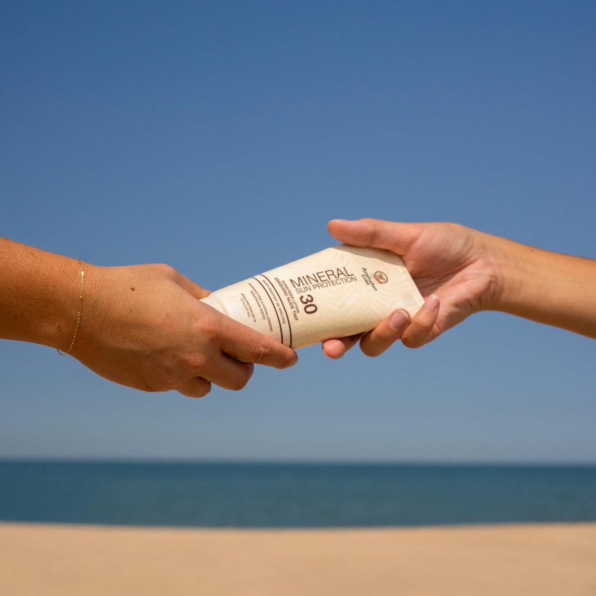 Australian Gold Mineral SPF 30 lotion offers water resistance for outdoor activities