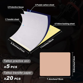 Autdor 4-layer transfer paper provides clean stencil transfer.