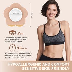 Autdor castor oil patches breathable fabric allows air circulation for comfort