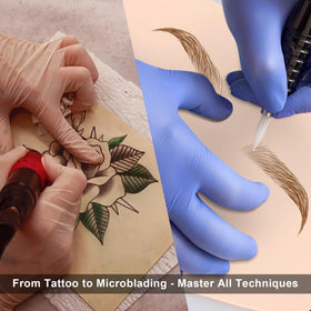 Autdor human-skin-like tattoo practice skin for authentic feel