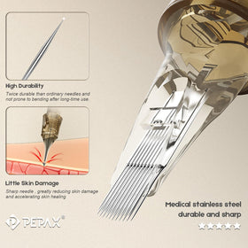 Autdor PEPAX Lance 1003RLL sharp needle tips for clean lines.