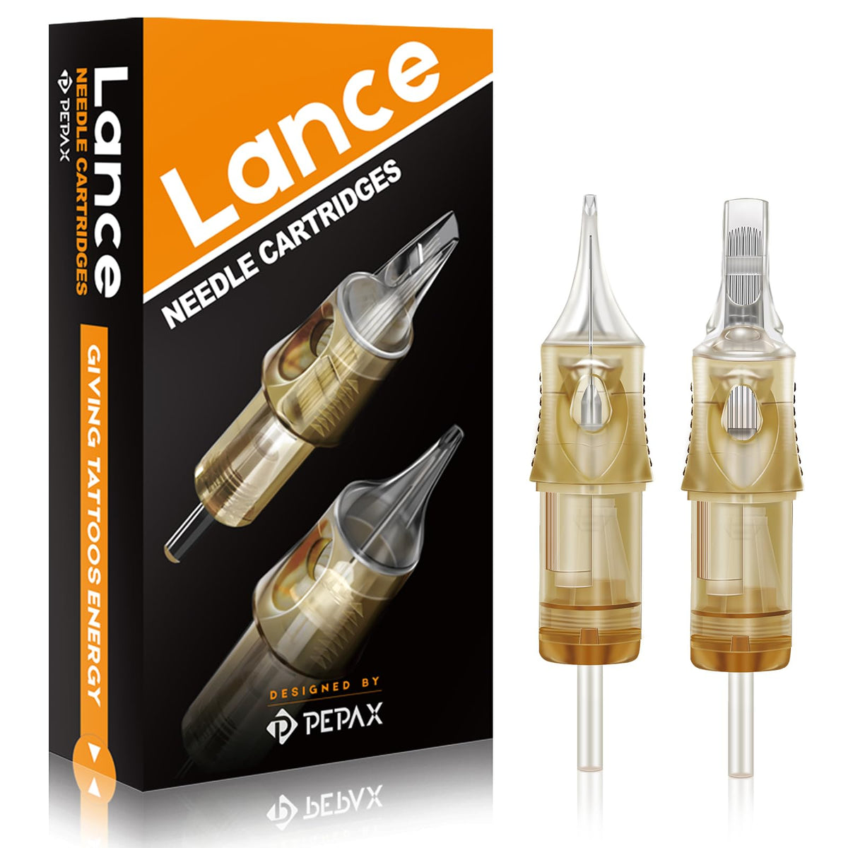 Autdor Pepax Lance 1005RLL 20pcs pack for precise lining on professional tattoos.