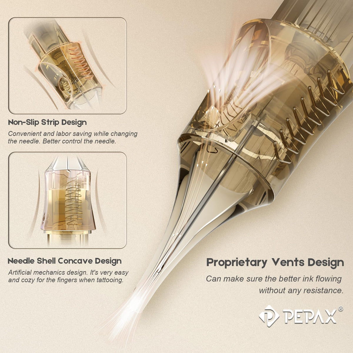 Autdor Pepax Lance 5-round liner 0.30 mm diameter for clean, consistent lines.