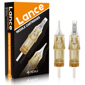 Autdor PEPAX lance needle 12 bugpin 5-round liner for precise shading and smooth ink flow.