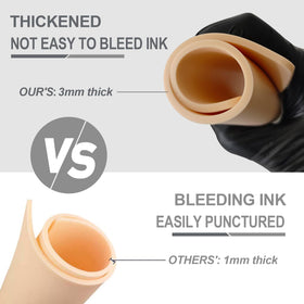 Autdor silicone tattoo skin soft touch for flexible, stretchable practice.