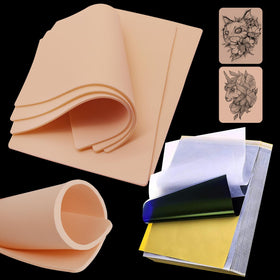 Autdor tattoo practice skins 3mm kit with silicone surface for realistic practice.