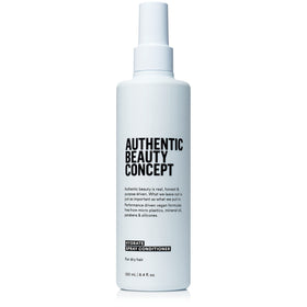 Authentic Beauty Concept Hydrate Spray Conditioner bottle for lightweight hydration and shine.
