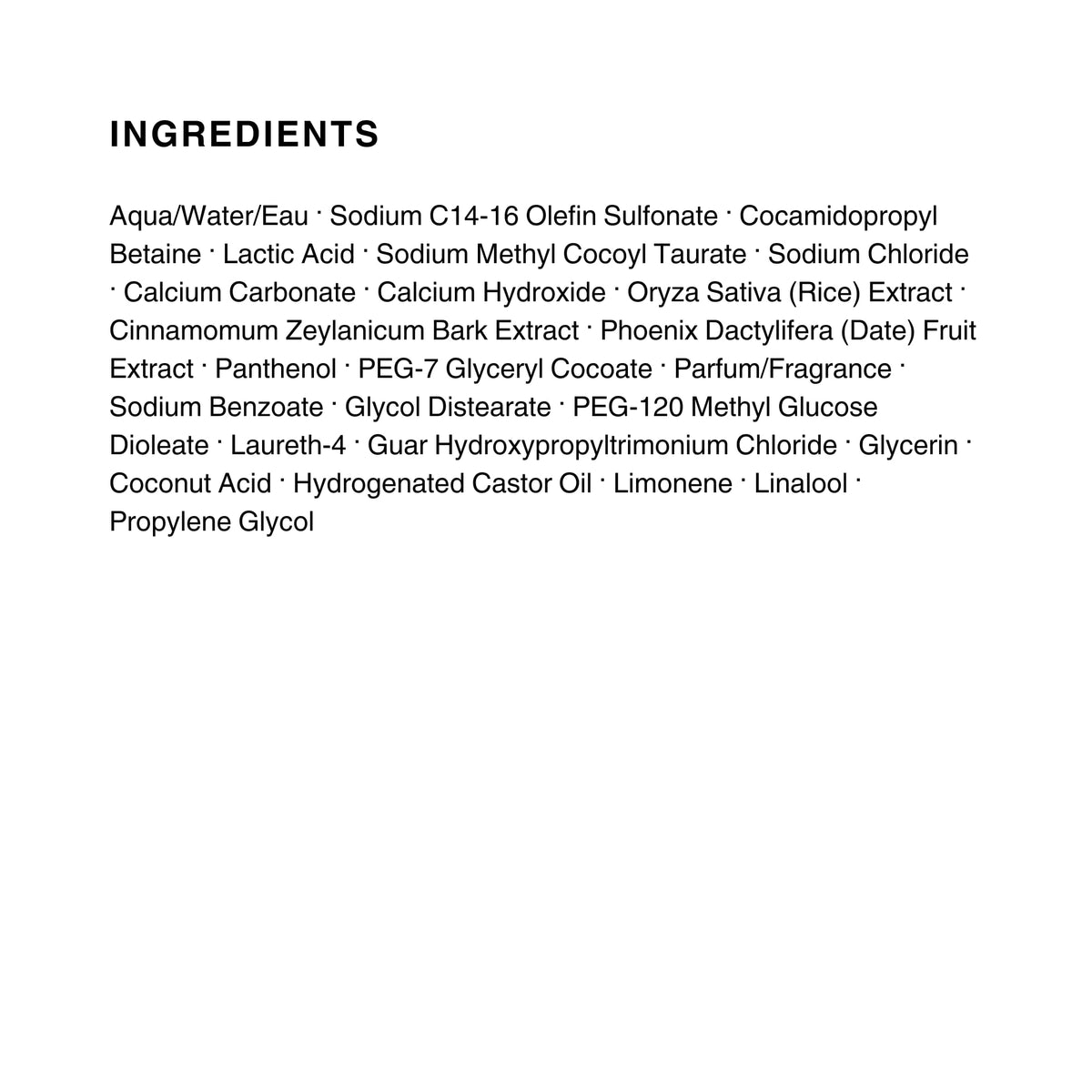 Authentic Beauty Concept Replenish Cleanser element shows free-from silicones and microplastics.