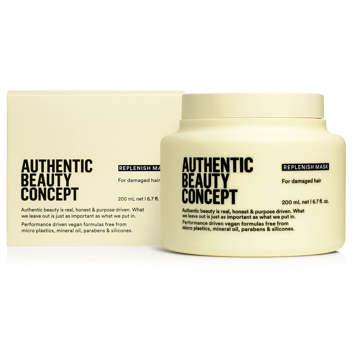 Authentic Beauty Concept Replenish Mask bottle for nourishing care