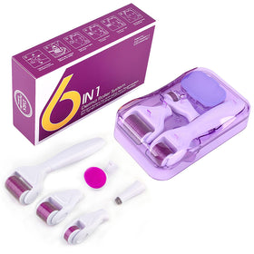 Autsmile derma roller 0.3mm held in hand for at-home skincare sessions