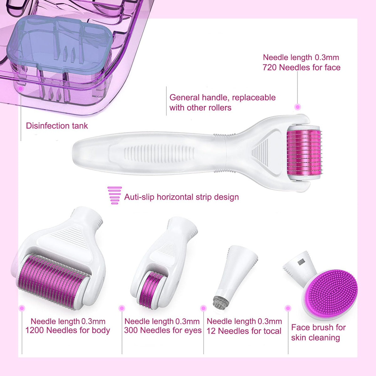 Autsmile roller handle switching between wheel sizes for easy adjustment