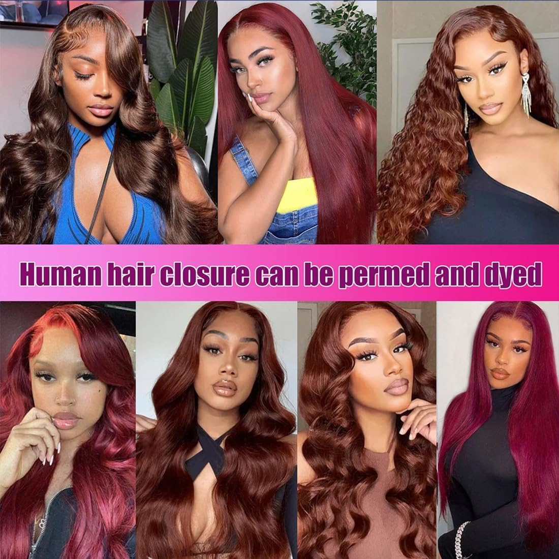 AUTTO bleached knots closure with scalp-like appearance