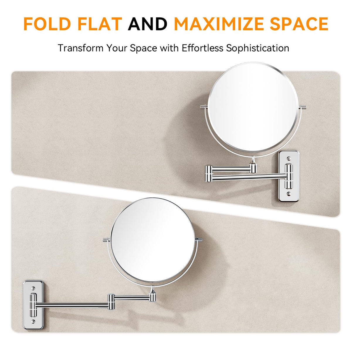 Auxmir rust-resistant design withstands daily bathroom use.