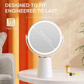 Auxmir 30-minute auto-off timer conserves energy between sessions.
