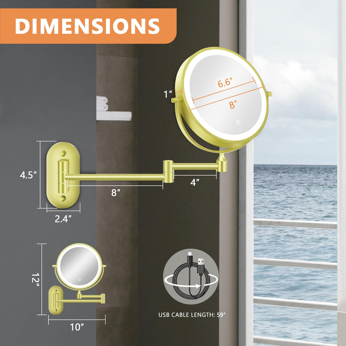 Auxmir simple installation with mounting template