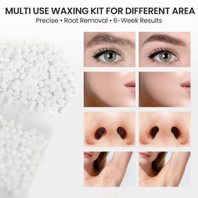 AUZEAL wax beads melt evenly for a consistent application.