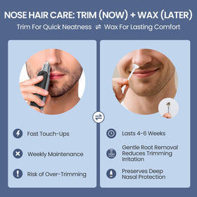 AUZEAL Nose Wax Kit 40-sticks for precise, mess-free applications.