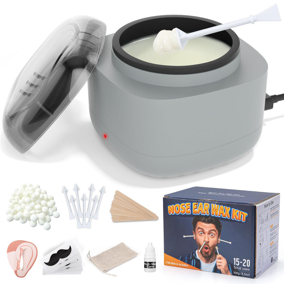 AUZEAL Nose Wax Kit compact wax warmer for quick at-home grooming.