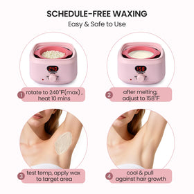 AUZEAL precise temperature control supports consistent waxing results