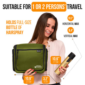 AvaJex metal swivel hook for hanging the bag conveniently.