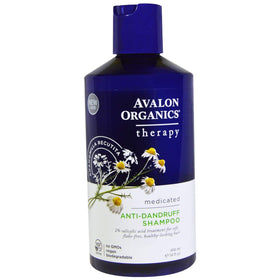 Avalon Organics Therapy Medicated Conditioner bottle nourishes and smooths hair