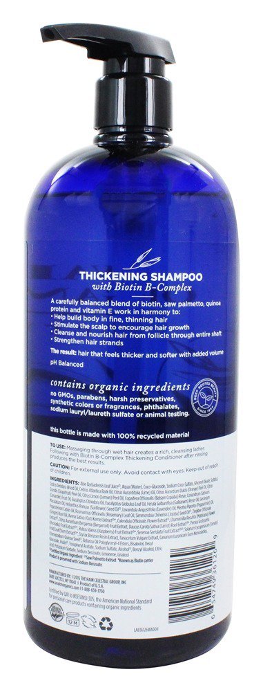 Close-up of Avalon Organics Biotin B-Complex shampoo lather for fuller-looking hair.