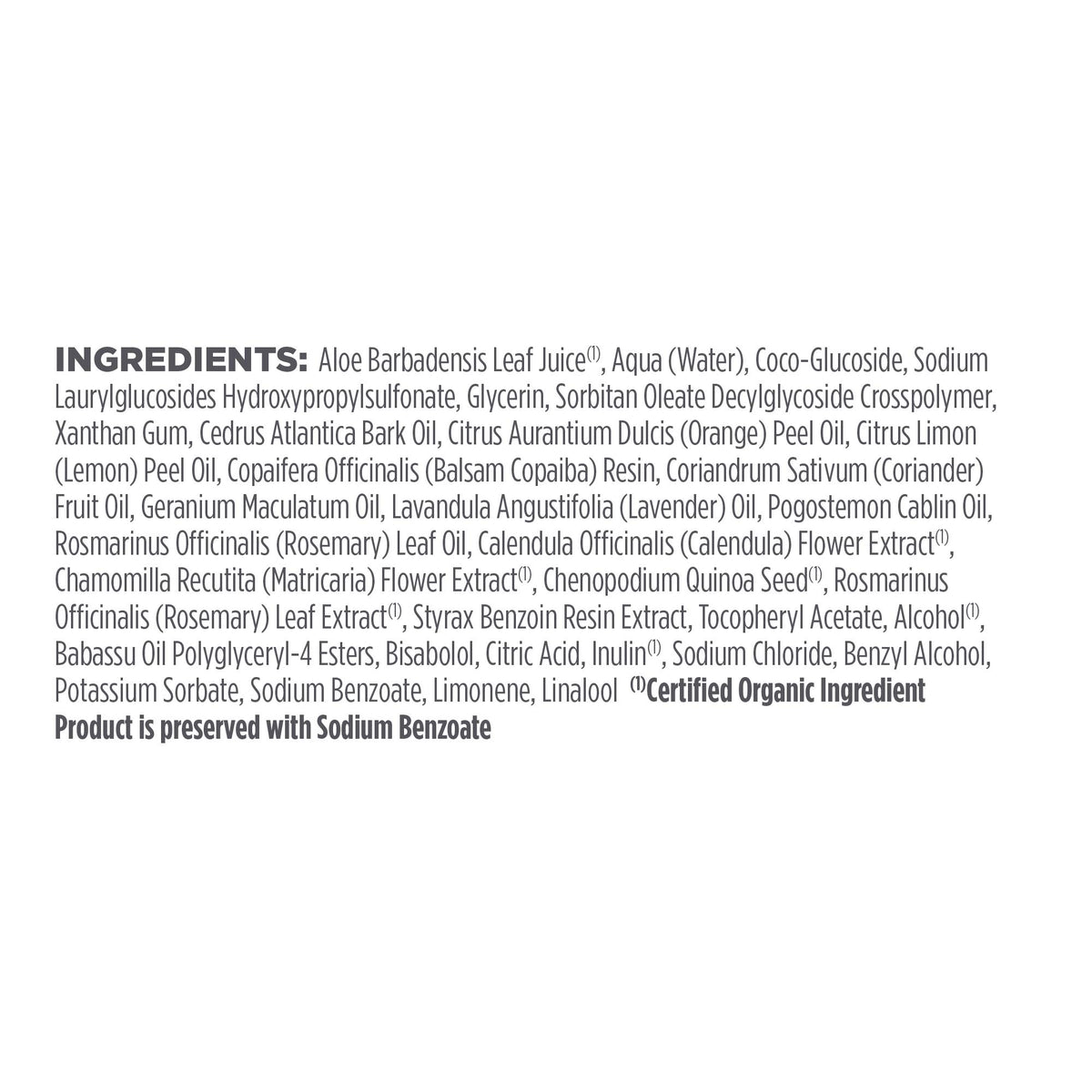 Avalon Organics formula highlights quinoa protein and calendula for strengthened hair.