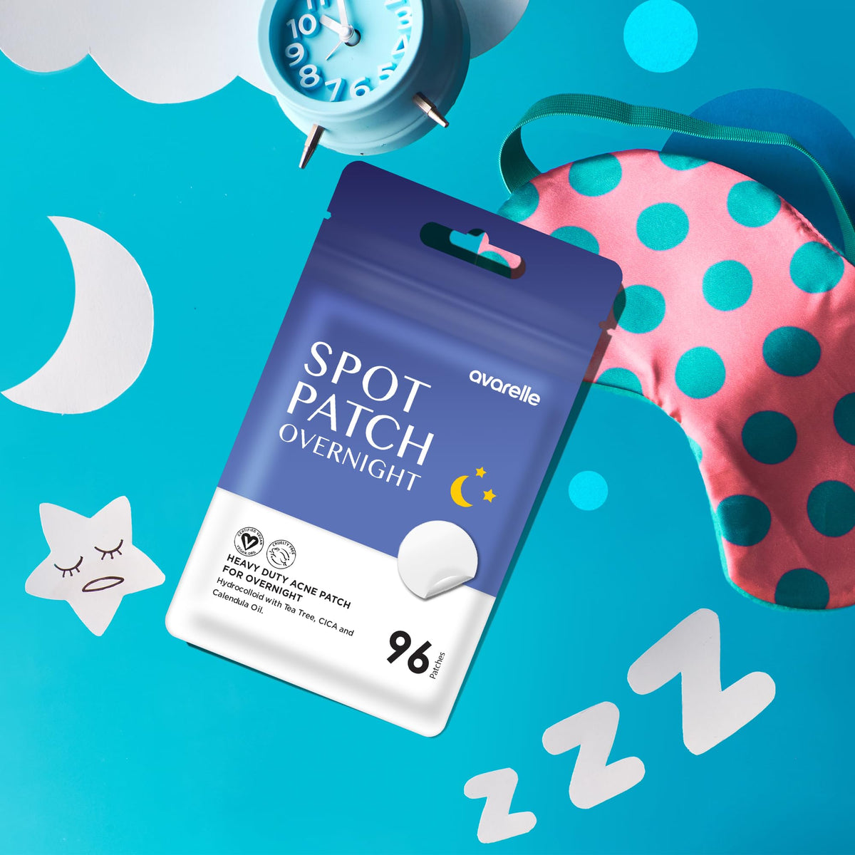 AVARELLE active lifestyle use patch worn discreetly during day.
