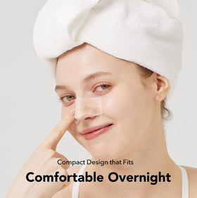 AVARELLE Niacinamide nose patch close-up emphasizing oil-control benefits.