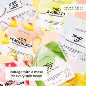 Avatara All-Stars collection box side view emphasizing variety and clean formulas.