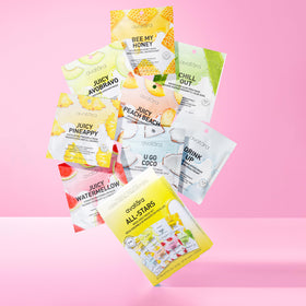 Avatara All-Stars packaging display highlights fragrance-free, cruelty-free set.