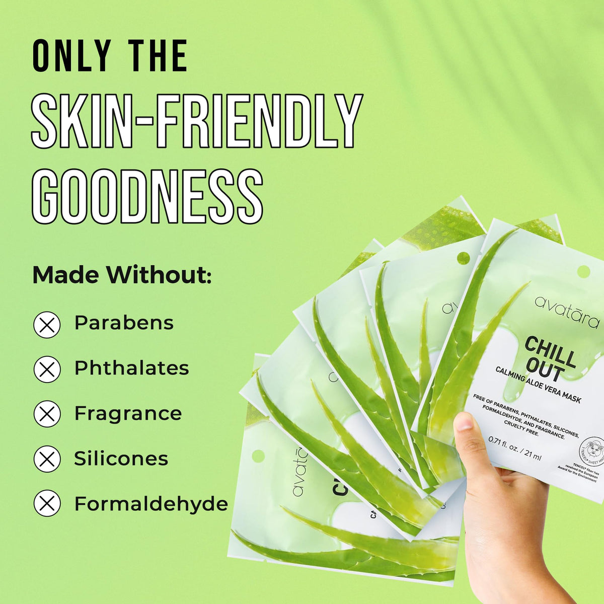 Avatara Calm and Cool application provides cooling relief on application