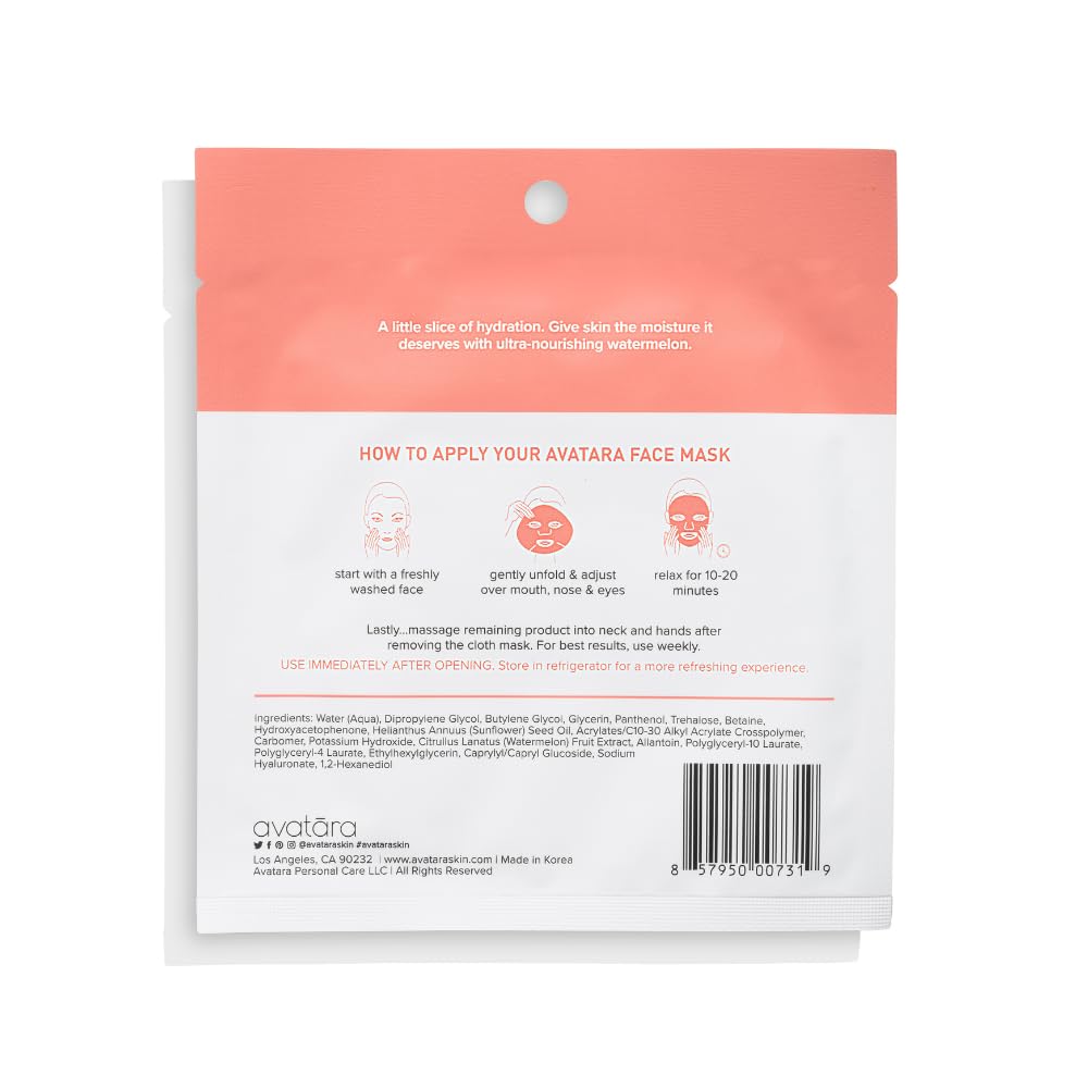 Avatara Clean Beauty mask with no parabens or fragrances for sensitive skin