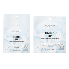 Avatara Drink Up 5-pack front view shows clean hydration for all skin types.