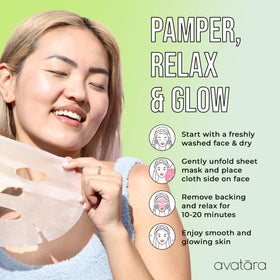 Avatara Ginkgo and jojoba mask nourishes and refreshes tired skin