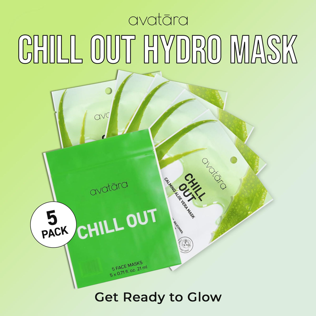 Avatara hyaluronic acid sheets deliver deep hydration and a healthy glow