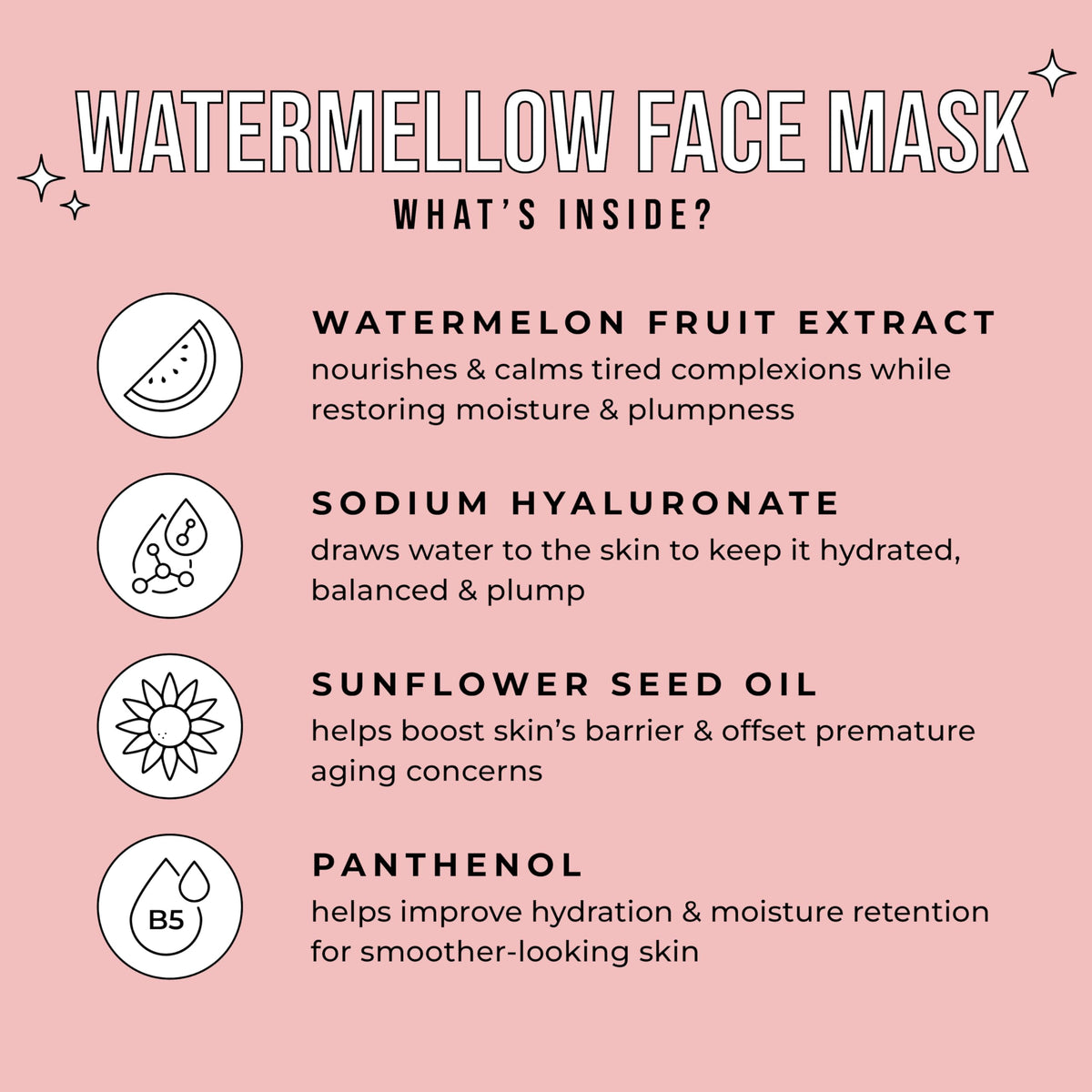 Avatara Hyaluronic Acid mask sheet helps skin feel plump and moisturized