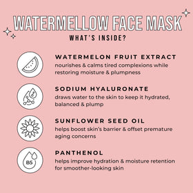 Avatara Hyaluronic Acid mask sheet helps skin feel plump and moisturized