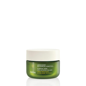 Aveda Advanced Botanical Kinetics Plumping Cream bottle shows the hydrating, plumping formula.