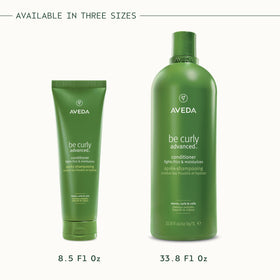 Aveda Be Curly Advanced Conditioner leave-in option for extra hydration on damp curls.