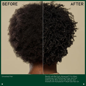 Aveda Be Curly Advanced Conditioner plant protein peptide nourishes curls gently.