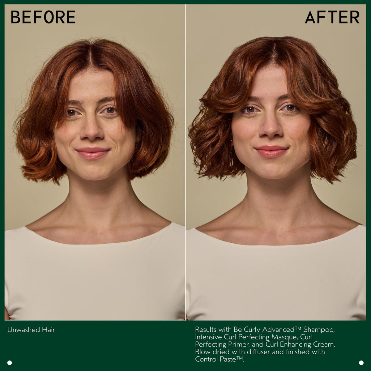 Plant-derived peptide in Aveda Be Curly Advanced Shampoo supports curl strength