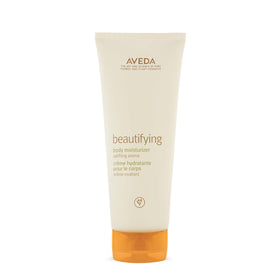 Aveda Beautifying Body Lotion bottle for rich hydration and uplifting aroma.