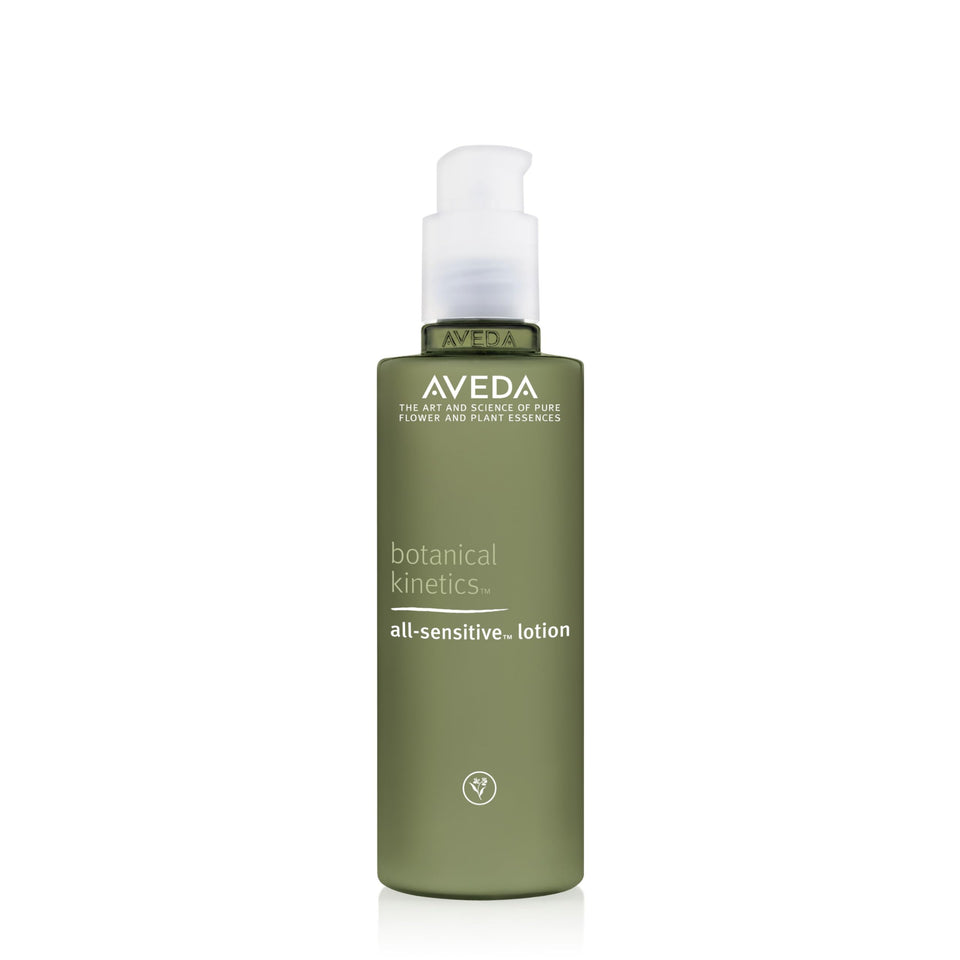 Aveda All-Sensitive Lotion bottle ready for daily hydrating care on sensitive skin.