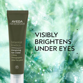 Aveda Energizing Eye Creme close-up dispenses smooth texture.