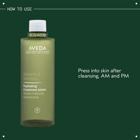 Aveda packaging emphasizes vegan formula and B Corp certification.